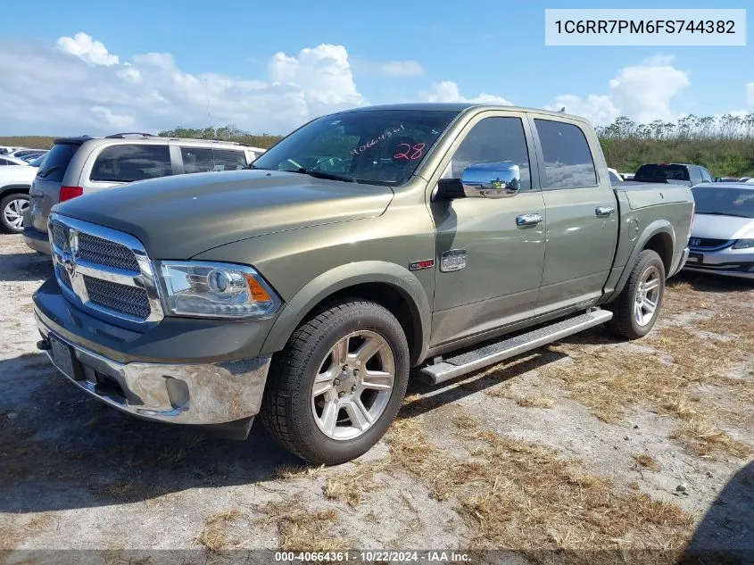 2015 Ram 1500 Laramie Longhorn VIN: 1C6RR7PM6FS744382 Lot: 40664361