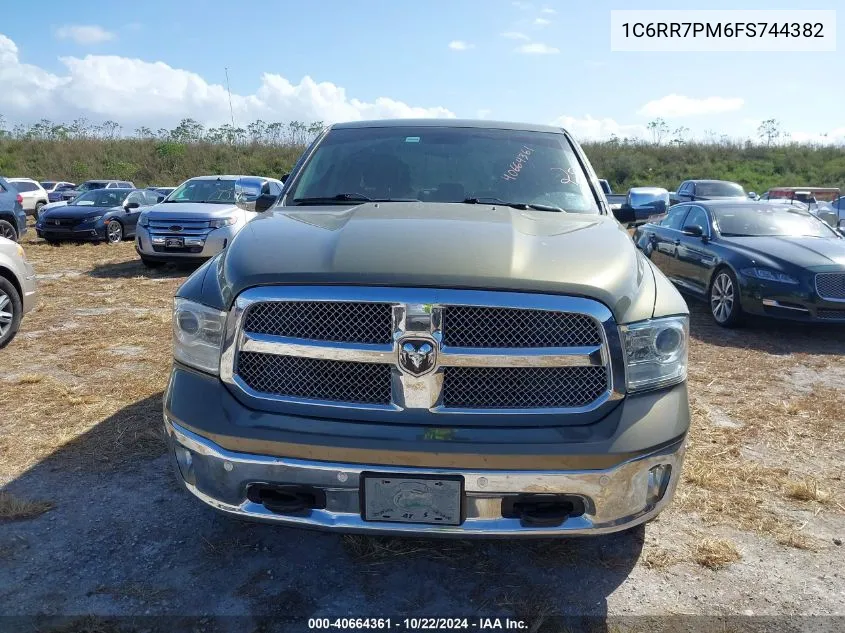 2015 Ram 1500 Laramie Longhorn VIN: 1C6RR7PM6FS744382 Lot: 40664361