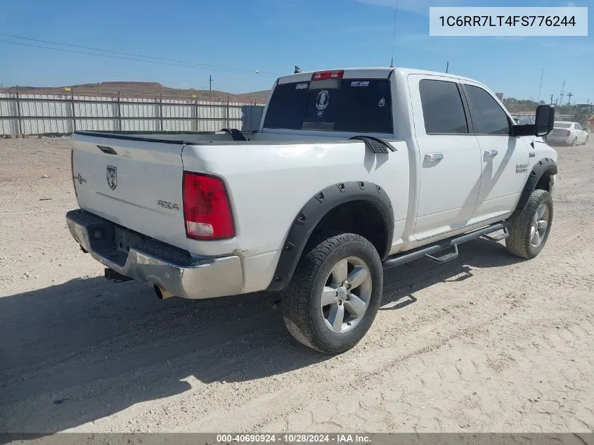 2015 Ram 1500 Slt VIN: 1C6RR7LT4FS776244 Lot: 40690924