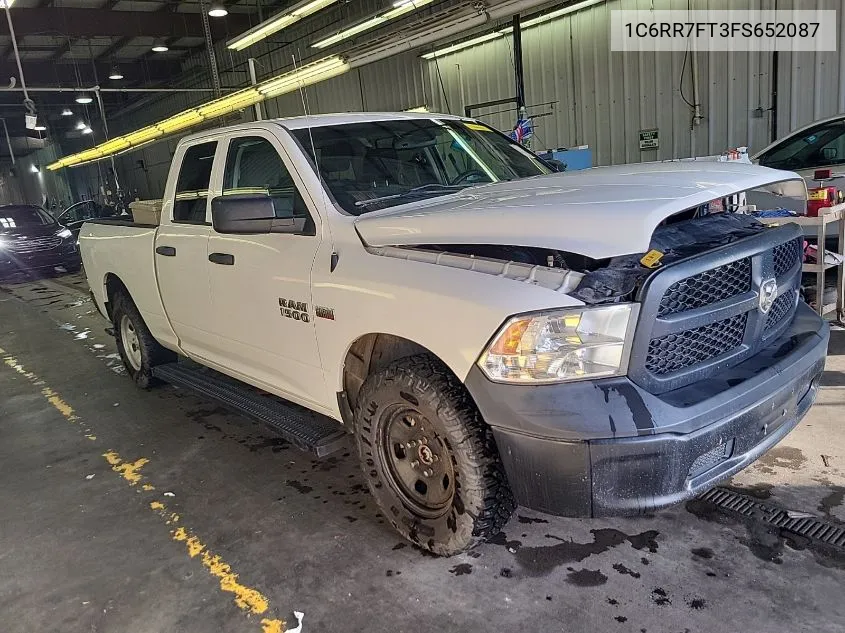 2015 Ram 1500 Tradesman VIN: 1C6RR7FT3FS652087 Lot: 40697046