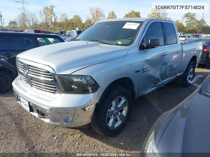 2015 Ram 1500 Big Horn VIN: 1C6RR7GT7FS714024 Lot: 40707416