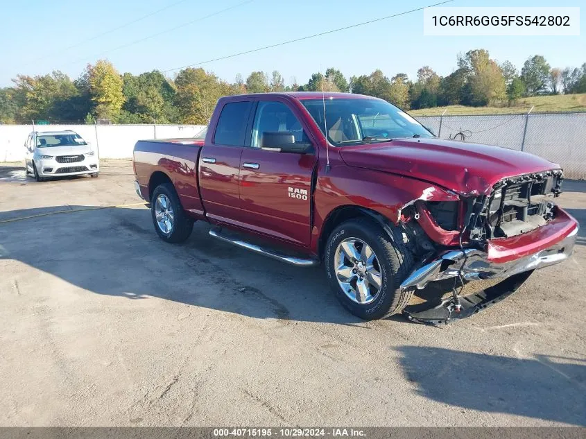 1C6RR6GG5FS542802 2015 Ram 1500 Big Horn