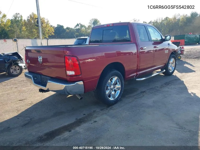 1C6RR6GG5FS542802 2015 Ram 1500 Big Horn