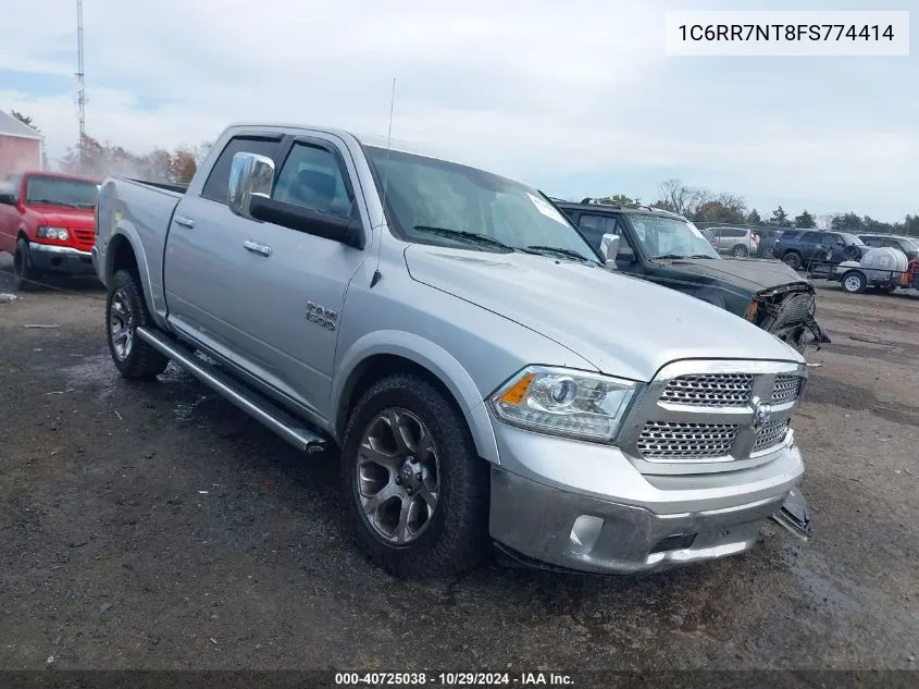 2015 Ram 1500 Laramie VIN: 1C6RR7NT8FS774414 Lot: 40725038