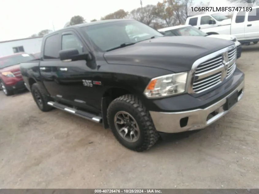 1C6RR7LM8FS747189 2015 Ram 1500 Big Horn