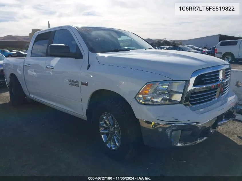 2015 Ram 1500 Big Horn VIN: 1C6RR7LT5FS519822 Lot: 40727180