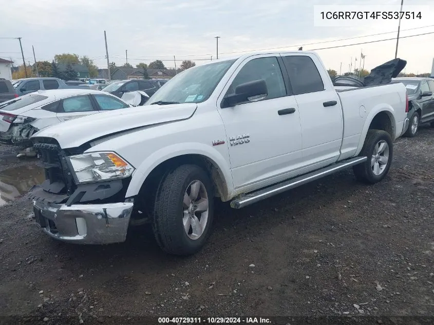 2015 Ram 1500 Outdoorsman VIN: 1C6RR7GT4FS537514 Lot: 40729311