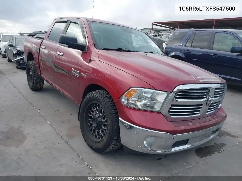 2015 Ram 1500 Big Horn VIN: 1C6RR6LTXFS547500 Lot: 40731129