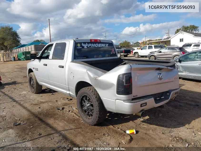 2015 Ram 1500 Express VIN: 1C6RR7KT5FS596093 Lot: 40731567