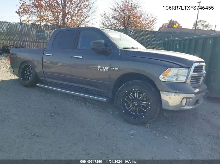 2015 Ram 1500 Slt VIN: 1C6RR7LTXFS746455 Lot: 40747250