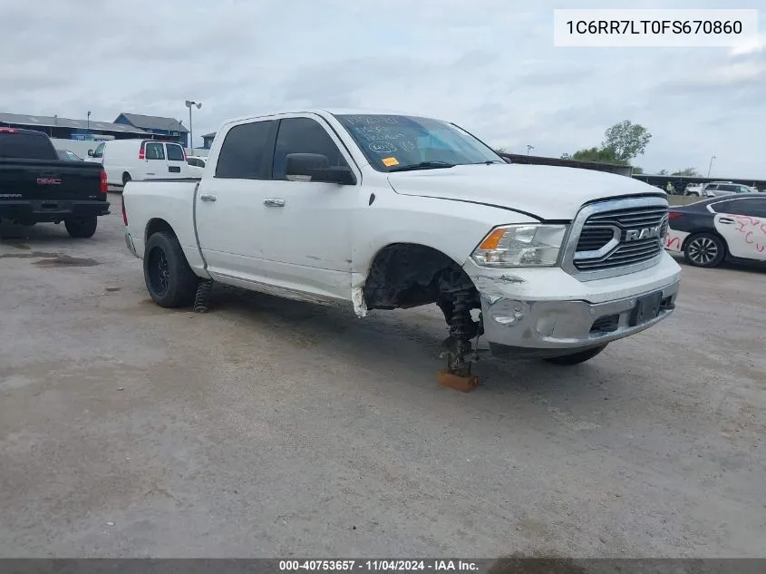 2015 Ram 1500 Lone Star VIN: 1C6RR7LT0FS670860 Lot: 40753657