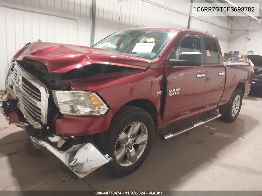 2015 Ram 1500 Big Horn VIN: 1C6RR7GT0FS698782 Lot: 40770474