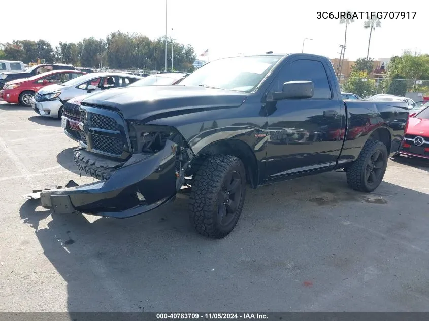 2015 Ram 1500 Express VIN: 3C6JR6AT1FG707917 Lot: 40783709