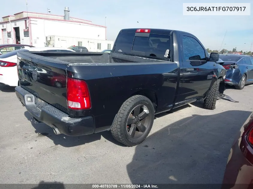 2015 Ram 1500 Express VIN: 3C6JR6AT1FG707917 Lot: 40783709