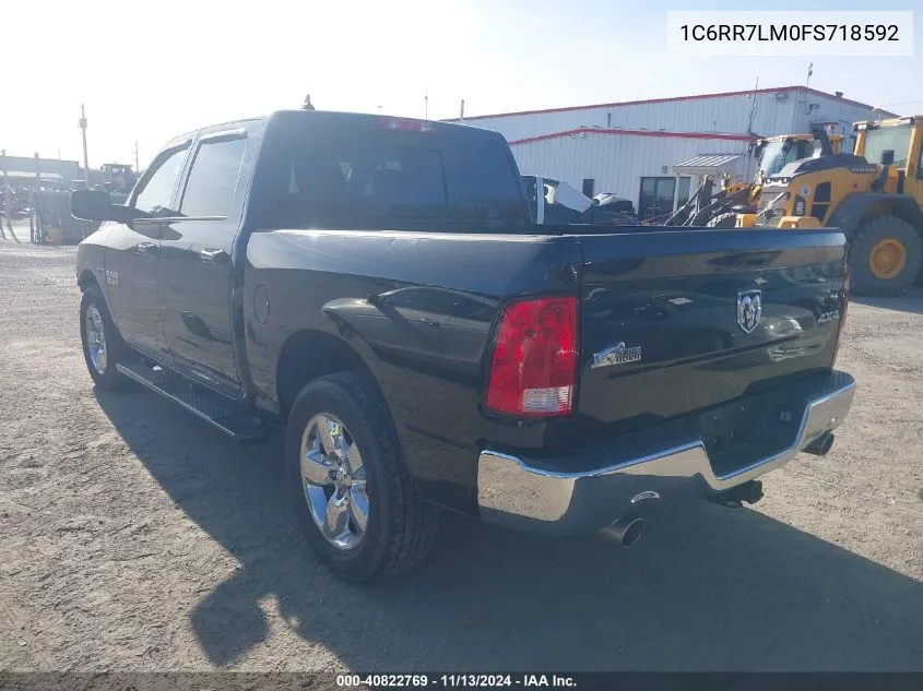 2015 Ram 1500 Big Horn VIN: 1C6RR7LM0FS718592 Lot: 40822769