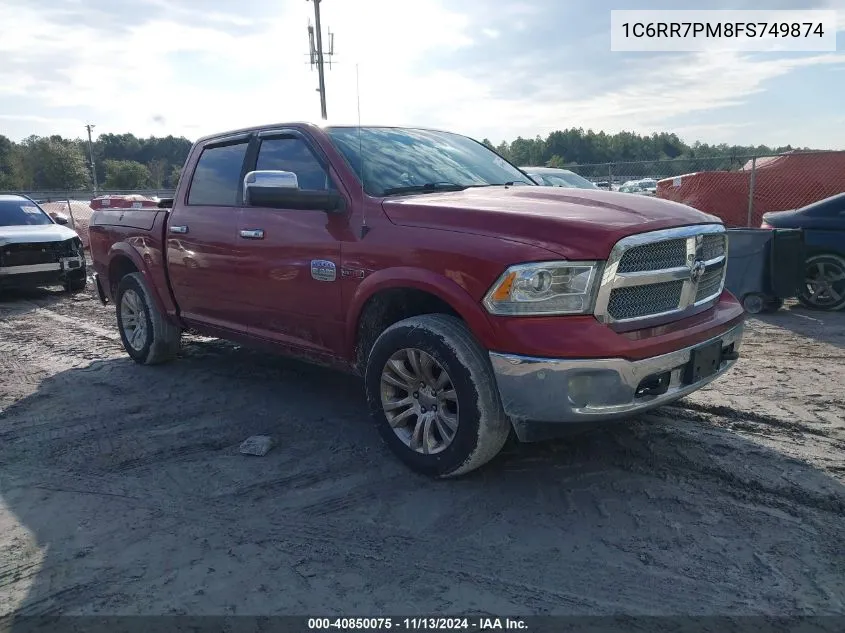 2015 Ram 1500 Laramie Longhorn VIN: 1C6RR7PM8FS749874 Lot: 40850075