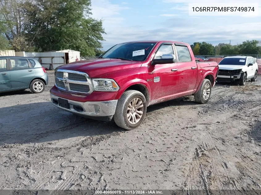 2015 Ram 1500 Laramie Longhorn VIN: 1C6RR7PM8FS749874 Lot: 40850075