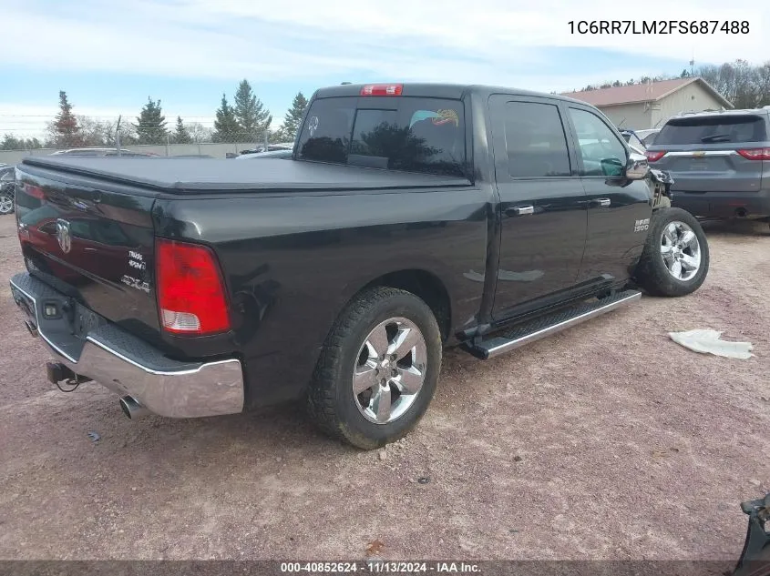 1C6RR7LM2FS687488 2015 Ram 1500 Slt