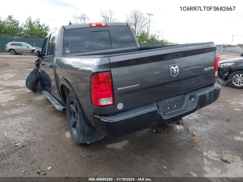 2015 Ram 1500 Outdoorsman VIN: 1C6RR7LT0FS682667 Lot: 40890250