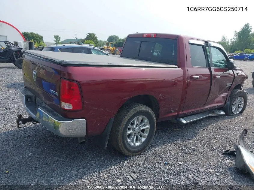 2016 Ram 1500 Slt VIN: 1C6RR7GG6GS250714 Lot: 12060602