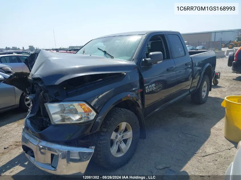 2016 Ram 1500 Slt VIN: 1C6RR7GM1GS168993 Lot: 12081302