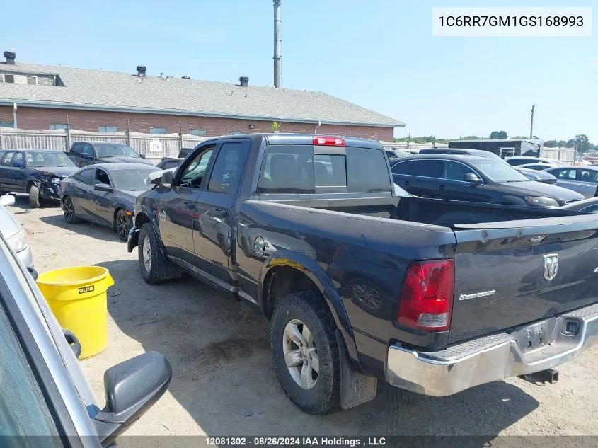 2016 Ram 1500 Slt VIN: 1C6RR7GM1GS168993 Lot: 12081302