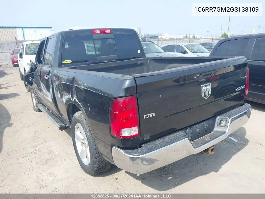 1C6RR7GM2GS138109 2016 Ram 1500 Slt