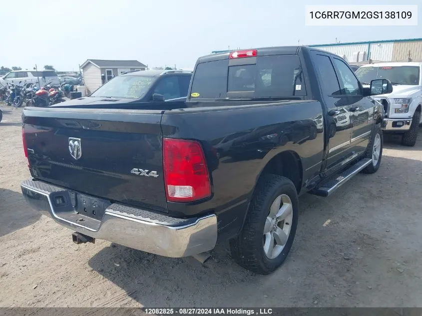 1C6RR7GM2GS138109 2016 Ram 1500 Slt