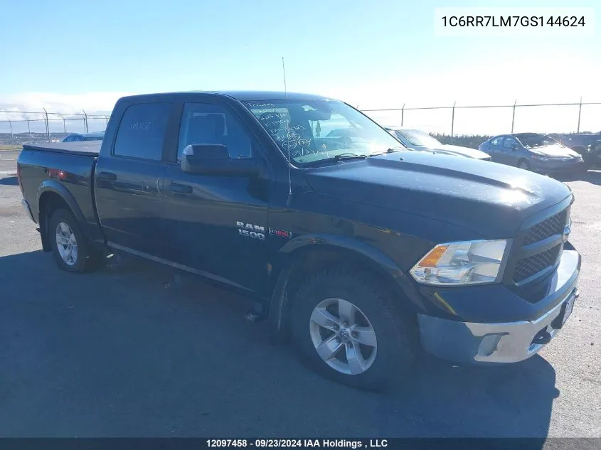 2016 Ram 1500 Slt VIN: 1C6RR7LM7GS144624 Lot: 12097458