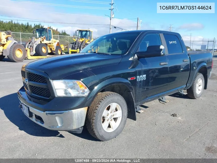 2016 Ram 1500 Slt VIN: 1C6RR7LM7GS144624 Lot: 12097458