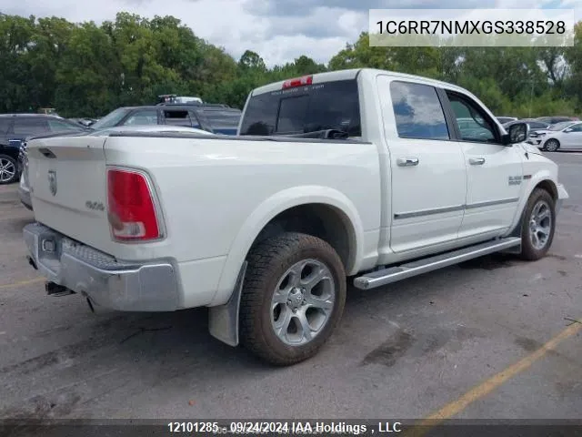 2016 Ram 1500 Laramie VIN: 1C6RR7NMXGS338528 Lot: 12101285