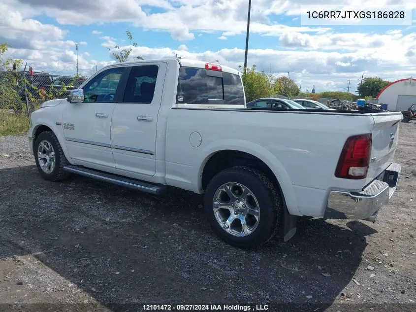 2016 Ram 1500 Laramie VIN: 1C6RR7JTXGS186828 Lot: 12101472