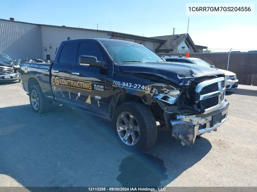 2016 Ram 1500 Slt VIN: 1C6RR7GM7GS204556 Lot: 12113255