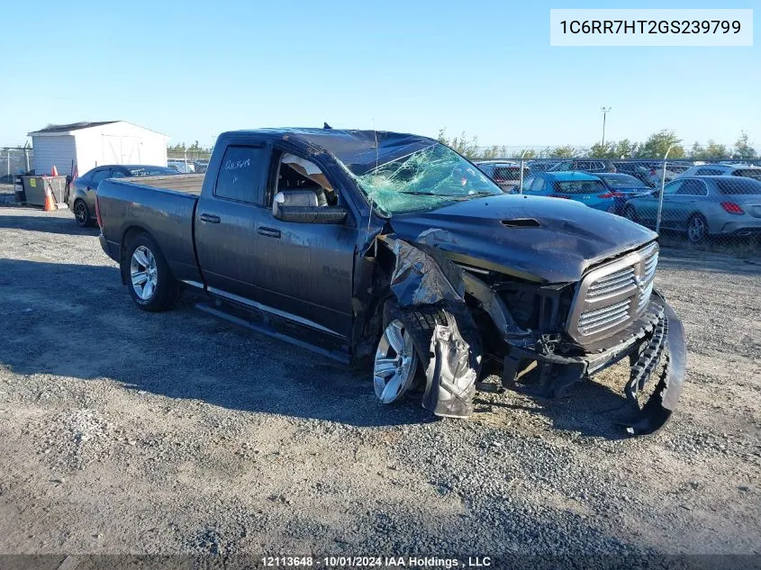 2016 Ram 1500 Sport VIN: 1C6RR7HT2GS239799 Lot: 12113648