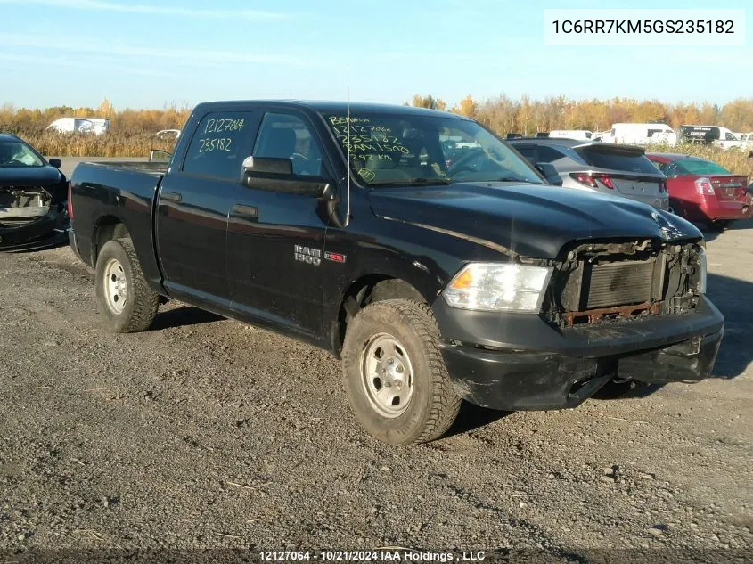 2016 Ram 1500 St VIN: 1C6RR7KM5GS235182 Lot: 12127064