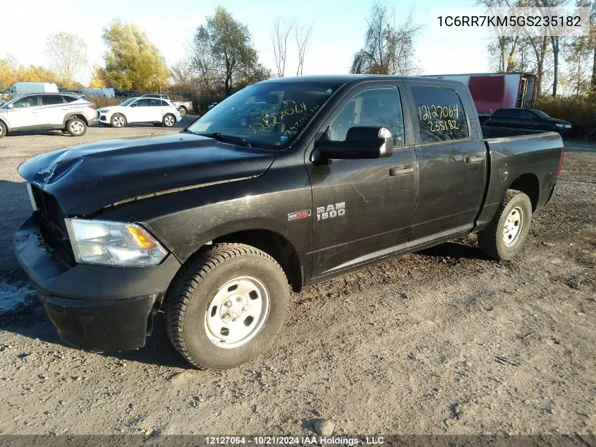 2016 Ram 1500 St VIN: 1C6RR7KM5GS235182 Lot: 12127064