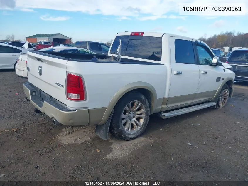 2016 Ram 1500 Longhorn VIN: 1C6RR7PT7GS390963 Lot: 12143452