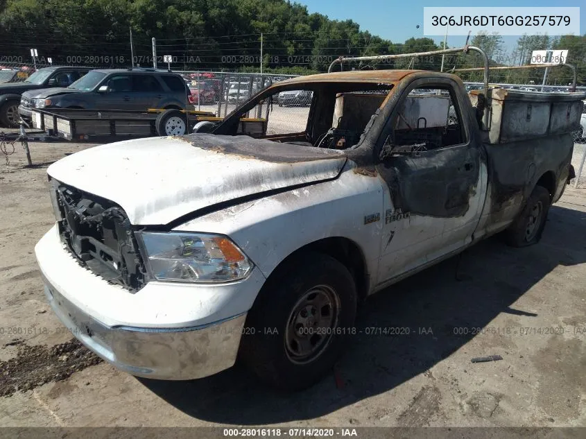 3C6JR6DT6GG257579 2016 Ram 1500 Tradesman