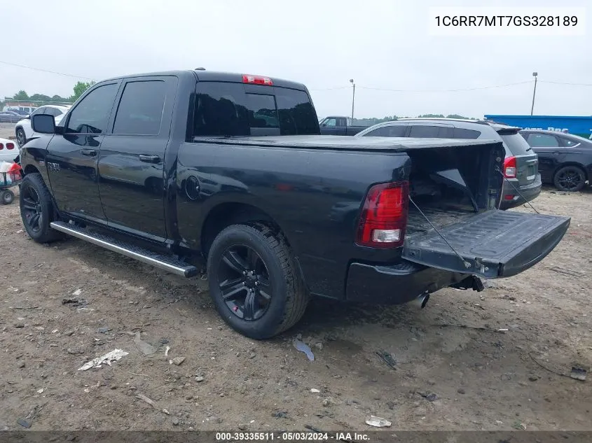 1C6RR7MT7GS328189 2016 Ram 1500 Sport