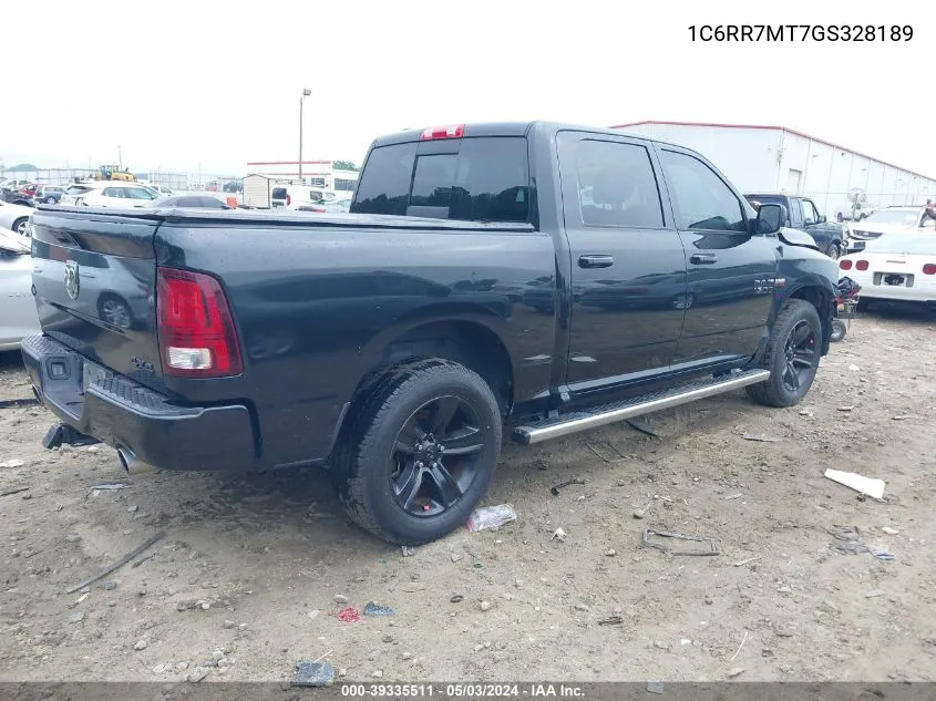 1C6RR7MT7GS328189 2016 Ram 1500 Sport