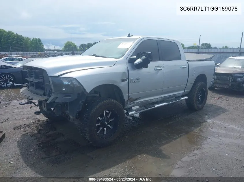 3C6RR7LT1GG169078 2016 Ram 1500 Big Horn