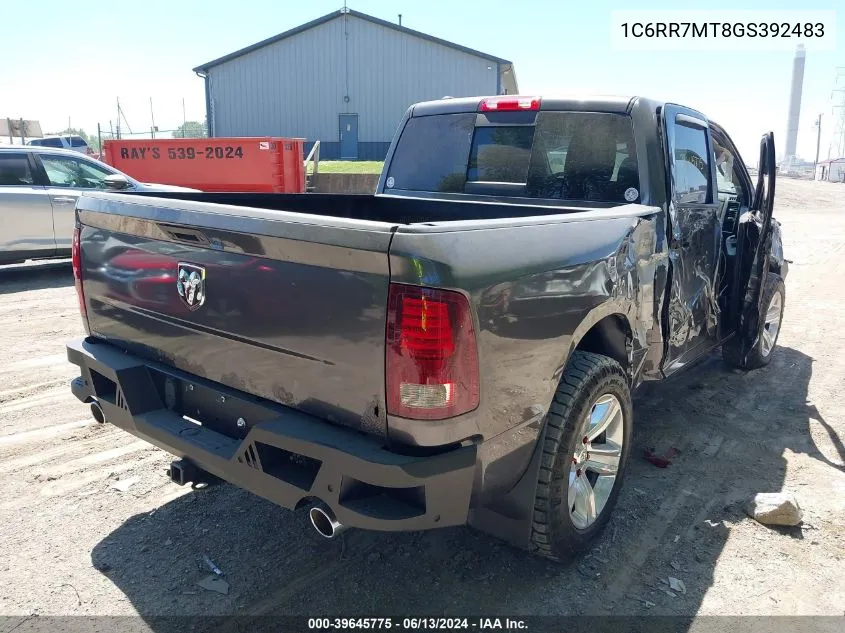 1C6RR7MT8GS392483 2016 Ram 1500 Sport