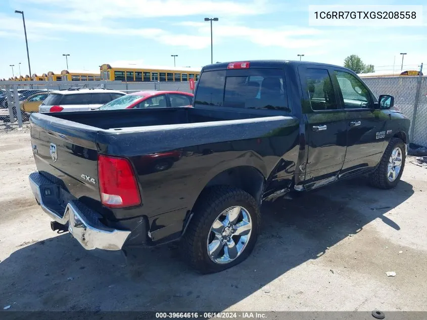 1C6RR7GTXGS208558 2016 Ram 1500 Big Horn