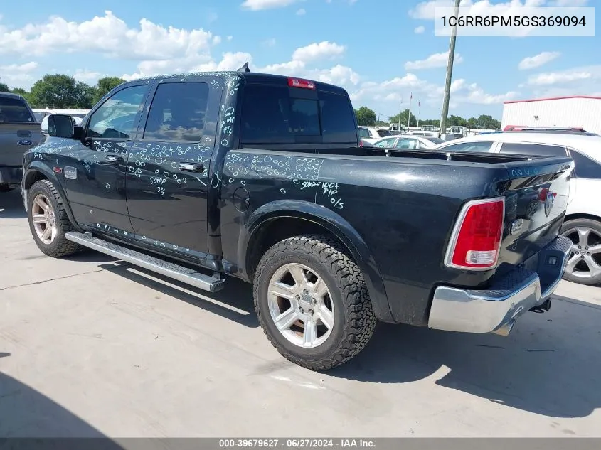 2016 Ram 1500 Longhorn VIN: 1C6RR6PM5GS369094 Lot: 39679627