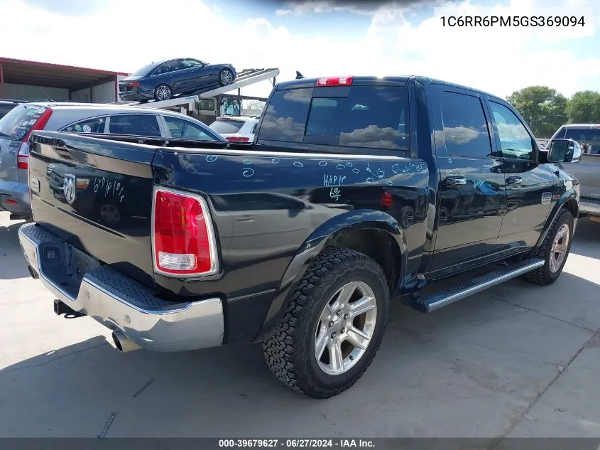 2016 Ram 1500 Longhorn VIN: 1C6RR6PM5GS369094 Lot: 39679627