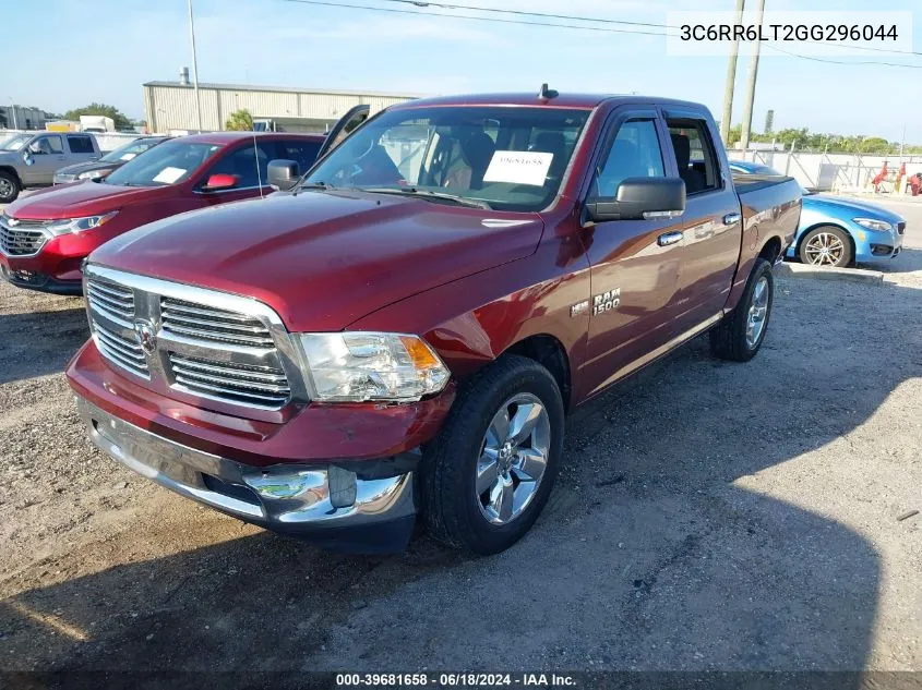 2016 Ram 1500 Big Horn VIN: 3C6RR6LT2GG296044 Lot: 39681658