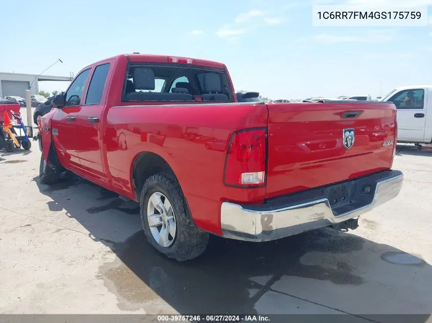 1C6RR7FM4GS175759 2016 Ram 1500 Tradesman