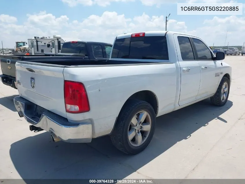 1C6RR6GT5GS220885 2016 Ram 1500 Big Horn