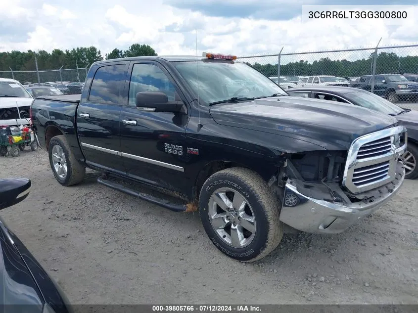 2016 Ram 1500 Big Horn VIN: 3C6RR6LT3GG300800 Lot: 39805766