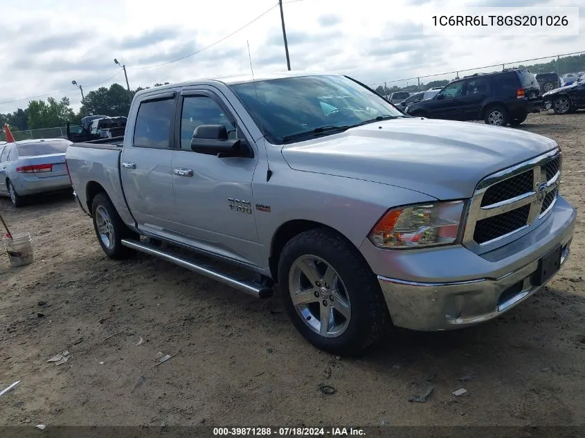 2016 Ram 1500 Slt VIN: 1C6RR6LT8GS201026 Lot: 39871288